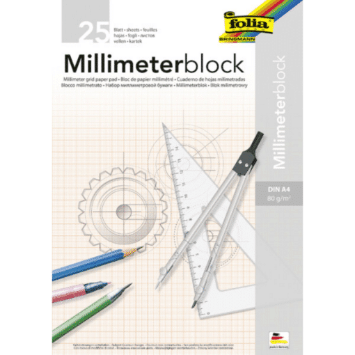 Millimeterpapier A4 (Folia)
