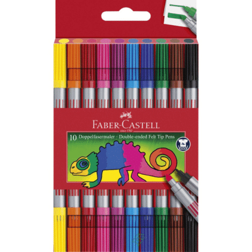 Doppelender Fasermaler - 10 Stück (Faber-Castell) - SALE