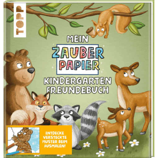 Mein Zauberpapier - Kindergarten Freundebuch - Wilde Waldtiere