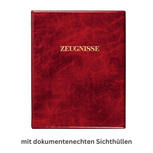 zeugnis-mappe-rot