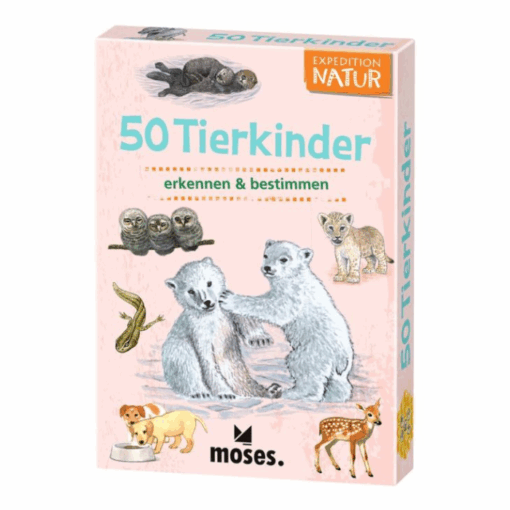 50 Tierkinder (Mit 50 Karten in die Natur)