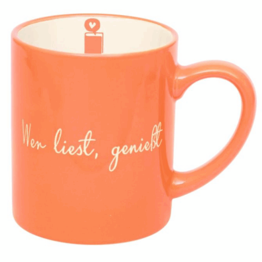 Tasse - Wer liest, genießt