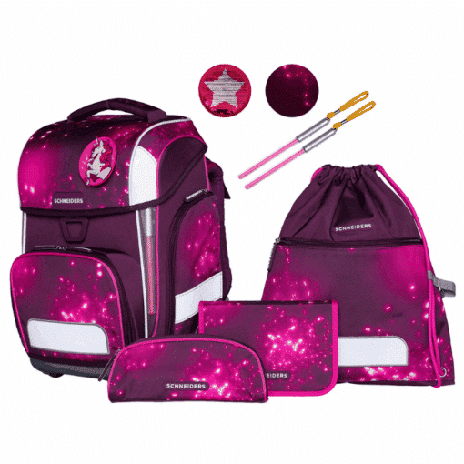 Schultasche Ergolite Berry Cosmos