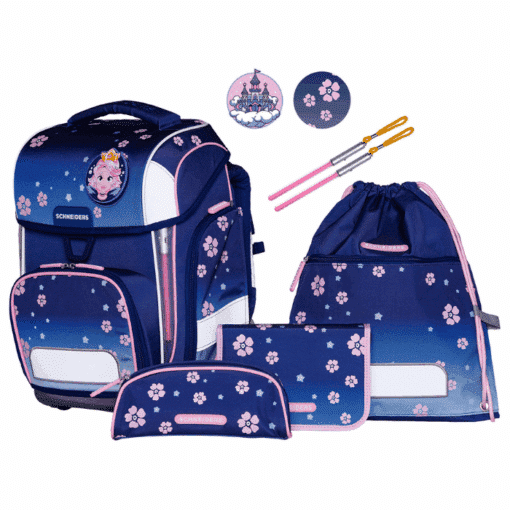 Schultasche Ergolite Blue Bloom