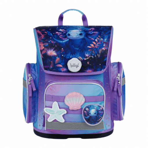 Schultasche - Axolotl