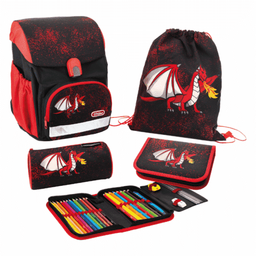 Schultaschen-Set - Drachen
