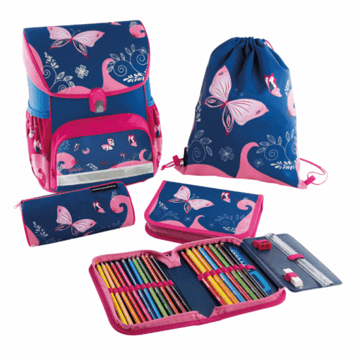 Schultaschen-Set - Schmetterling