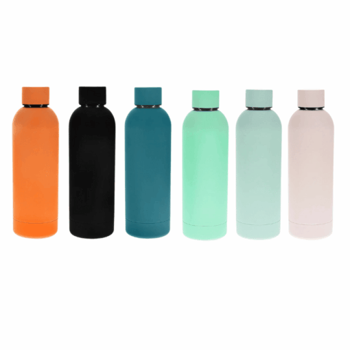 Gummierte Edelstahlflasche (REX London) - 500 ml