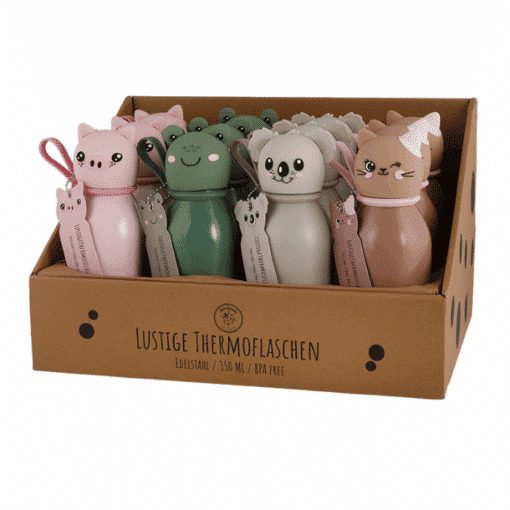 Alternative view of Lustige Thermosflasche - Tiermotiv