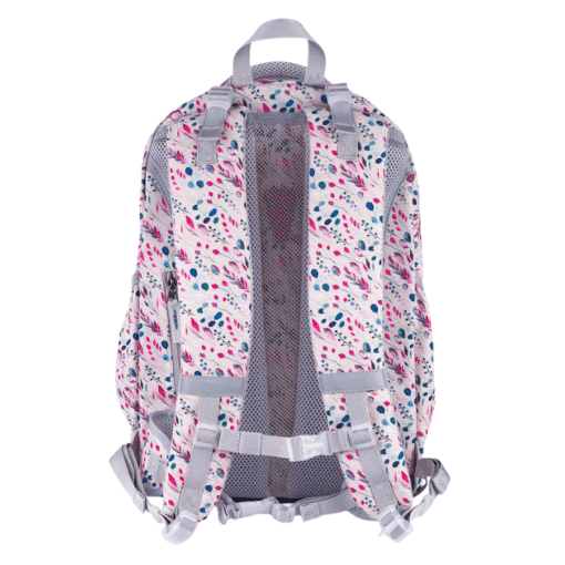 rucksack - grey flower (1)
