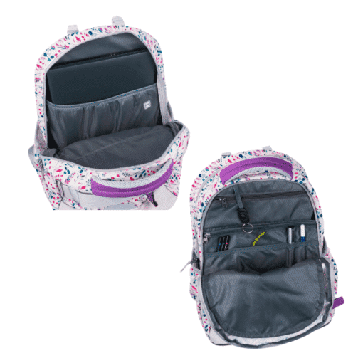 rucksack - grey flower (2)