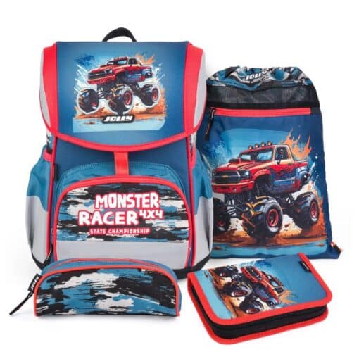 Schultaschen-Set MONSTER RACER