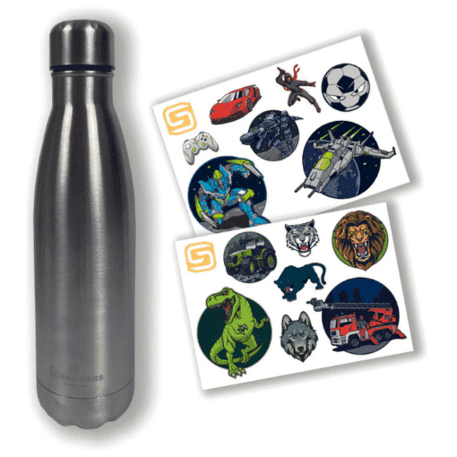 Trinkflasche Silber Jungs (Schneiders)