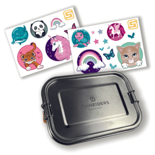 Jausenbox Silber Mädchen (Schneiders)