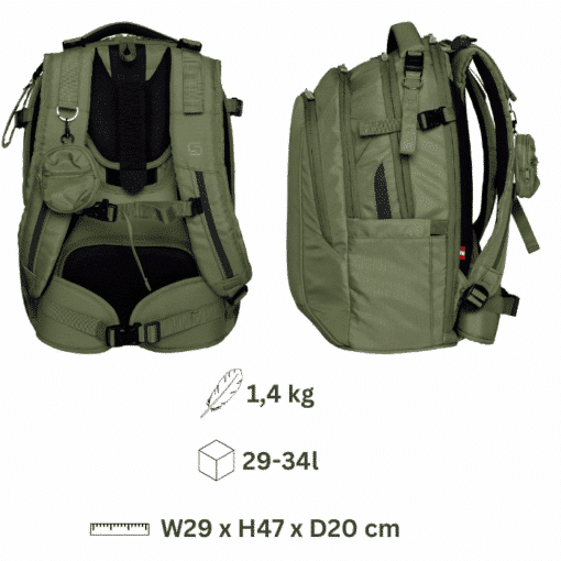 Alternative view of Rucksack CAMPUS NEO - Olive