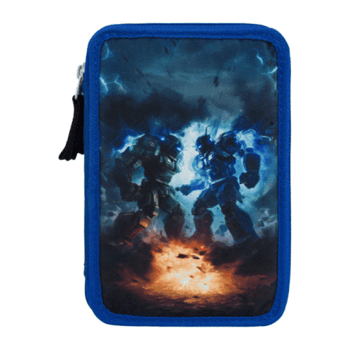 3-Zip Federschachtel - Roboter