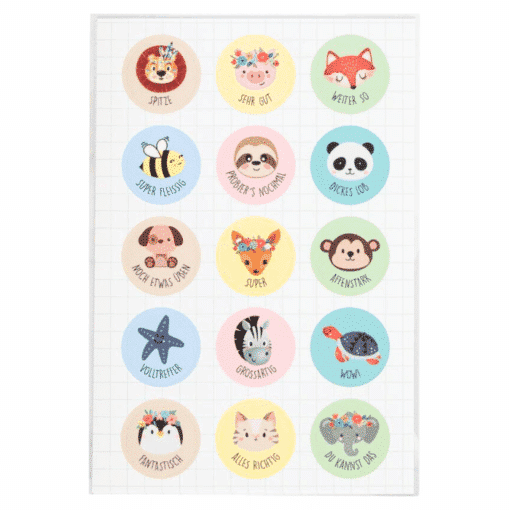 Lehrer- & Motivationssticker (60 Stück)