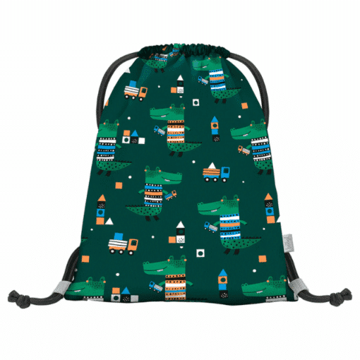 Kindergartenbeutel - Krokodil