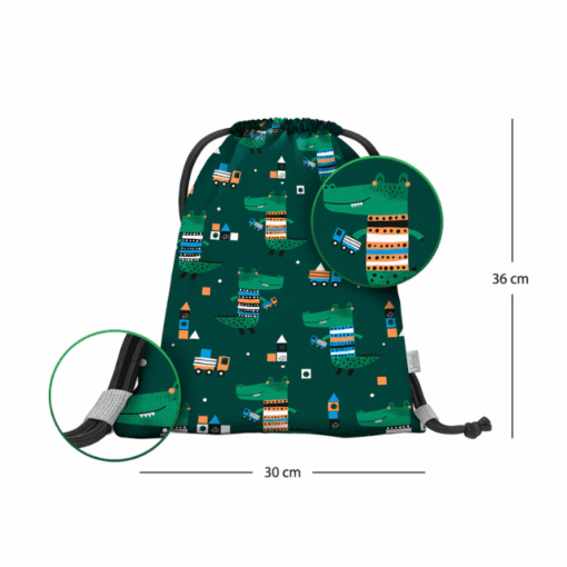 Alternative view of Kindergartenbeutel - Krokodil