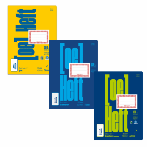 A4 Hefte (div. Lineaturen) - SALE