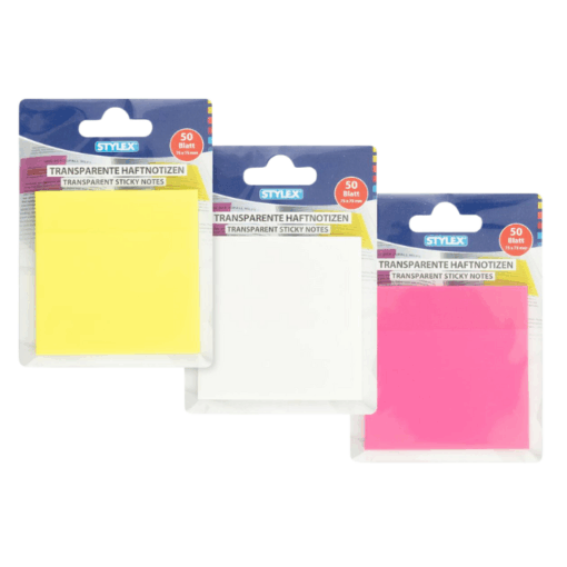 Haftnotizen transluzent - 75 x 75 mm