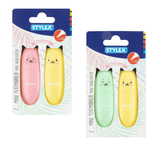 Mini Textmarker - Katzendesign