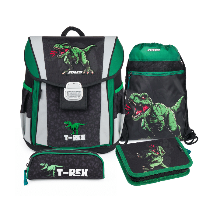 Scooli Schulranzen EasyFit, Jurassic World (Set, 5-tlg), Inklusive Scooli Schulranzen EasyFit, Jurassic World (Set, 5-tlg), Inklusive