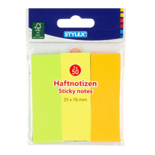 Haftnotizen 25 x 76 mm