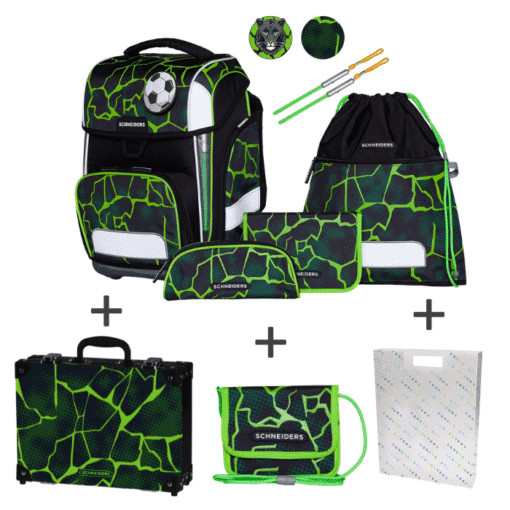 MEGA SET ERGOLITE - Schultasche, Werkkoffer & Co - "Crash"