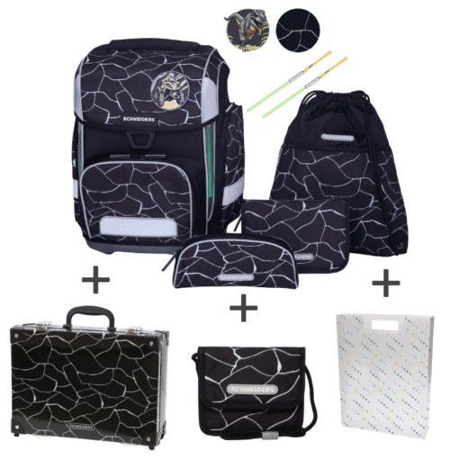 MEGA SET ERGOLITE - Schultasche, Werkkoffer & Co - "Dark Hunter"