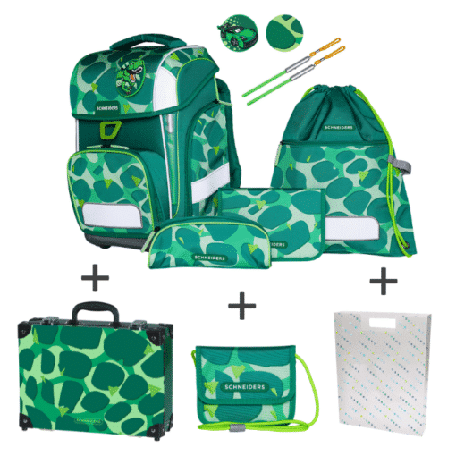 MEGA SET ERGOLITE - Schultasche, Werkkoffer & Co - "Dino Dance"