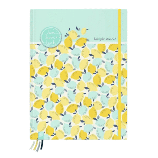 A4 Lehrerplaner (Hardcover) - Zitronentanz