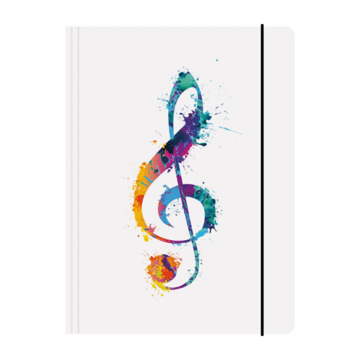 Sammelmappe A4 - "Notenschlüssel"