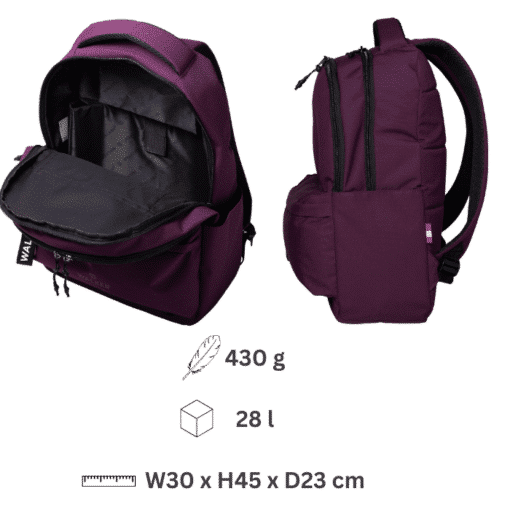 Alternative view of Rucksack (ALPHA) - Plum