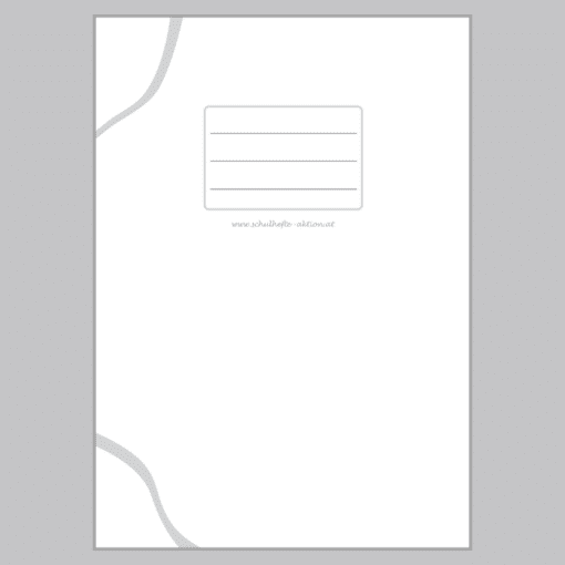 A4 Wellenheft (Heft zum Selbstgestalten)