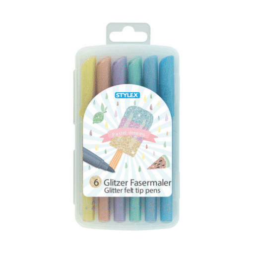 Glitzerfasermaler - Pastellfarben