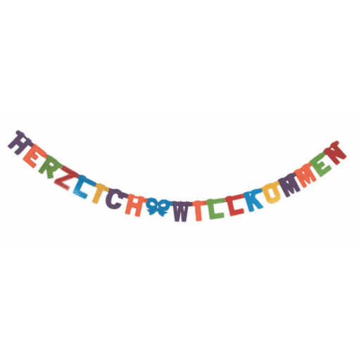 Alternative view of Buchstabenkette - Herzlich Willkommen