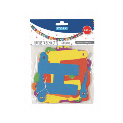 Buchstabenkette - Herzlichen Glückwunsch