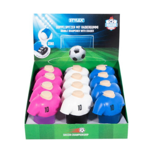Alternative view of Doppelspitzer mit Radiergummi - Fußball