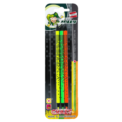 Jolly Crazy 3er - neon + graphit
