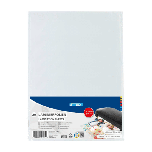 Laminierfolien A4 - 20 Stk. (STYLEX)