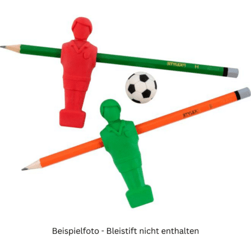Alternative view of Radiergummi-Set  3-teilig - Fußball