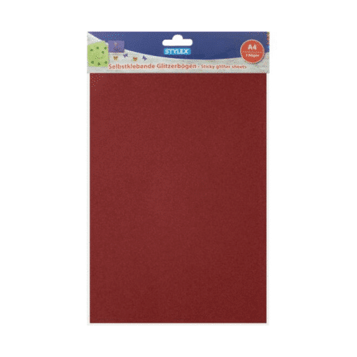 selbstklebendes- glitzerpapier-rot