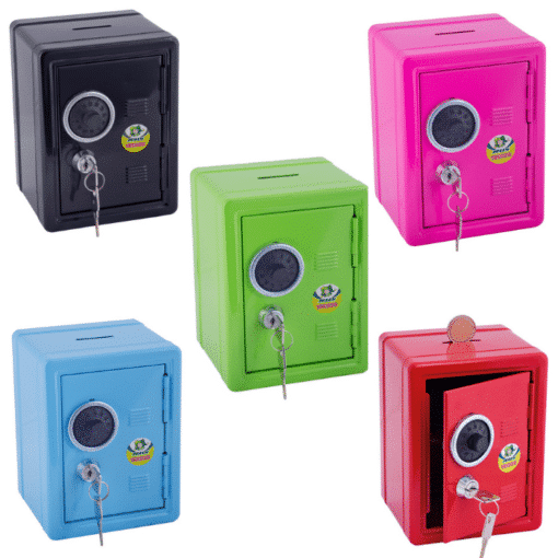Tresor (Spardose) JOLLY - div. Farben