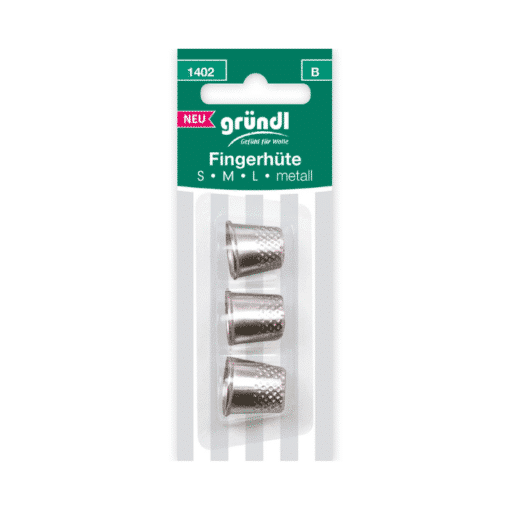 Fingerhüte, 3 Stück (S, M, L)